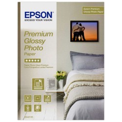 Papier Photo Brillant de Marque Epson 255g : boîte de 15 feuilles A4 21x29,7