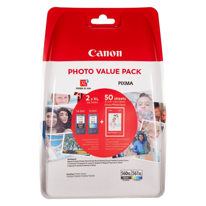 Canon PG-560XL / CL-561XL - Multipack de marque Canon 3712C008 noir et couleur