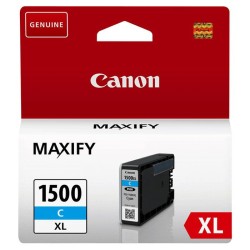 Cartouche CANON PGI-1500XL C (PGI1500XLC) cyan - cartouche d'encre de marque CANON