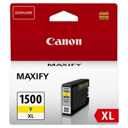 Cartouche CANON PGI-1500XL Y (PGI1500XLY) jaune - cartouche d'encre de marque CANON
