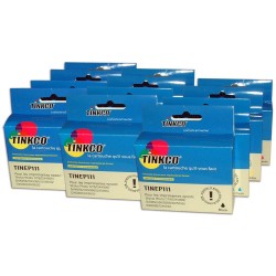 LOT de 12 cartouches génériques de qualité Tinkco noir & couleur TINEP111/112/113/114