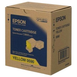 Cartouche Toner Epson C3900 (C13S050590) jaune originale (6000 pages)