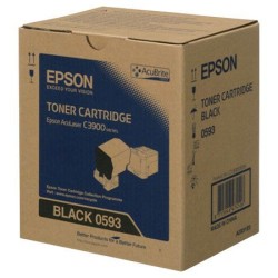 Cartouche Toner Epson C3900 (C13S050593) noir originale (6000 pages)