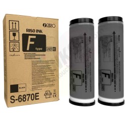 Riso S-6870E - LOT de 2 toners de marque Riso S6870E (S7124E / S4841E / S4253E / S8134)