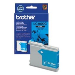 Cartouche d'encre de marque BROTHER LC1000C – Cyan, 400