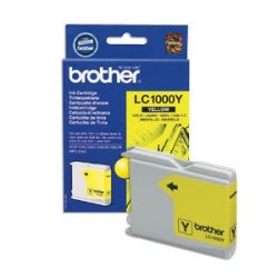 Cartouche d'encre de marque BROTHER LC1000Y – Jaune, 400