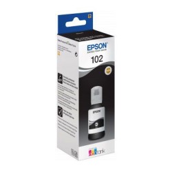 Bouteille EPSON 102 / C13T03R140 (T03R1) noir - bouteille d'encre de marque EPSON