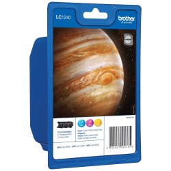 Brother LC1240RBWBP - Pack de 3 cartouches de marque LC1240 cyan, magenta, jaune