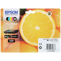 Multipack de marque Epson T3337 - Série 33 Oranges - 24,4ml