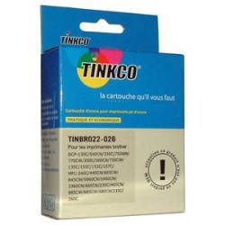 Cartouche d'encre compatible BROTHER LC1000C cyan