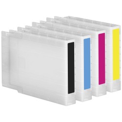 Lot de 4 cartouches génériques équivalentes aux modèles Epson T7551 / T7552 / T7553 / T7554