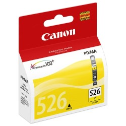 Cartouche d'encre de marque CANON CLI-526Y – Jaune, 9 ml