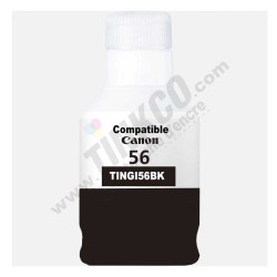 Bouteille d'encre Compatible CANON GI-56BK (4412C001) noir - bouteille d'encre compatible CANON