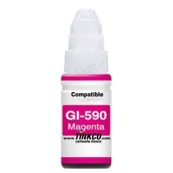 Bouteille d'encre Compatible CANON GI-590M (1605C001) magenta - cartouche d'encre compatible CANON