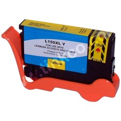 Cartouche Compatible LEXMARK 150XL (14N1618E) jaune - cartouche d'encre compatible LEXMARK