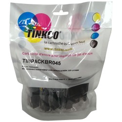 Cartouche encre Brother LC127XL / LC125XL - Lot de 4 cartouches compatibles Brother LC127XL / LC125XL + 1 noire OFFERTE