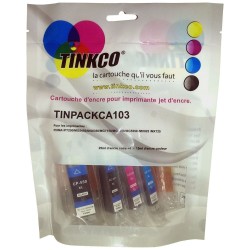 Cartouches d'encre Canon PGI-550 / CLI-551 XL - LOT de 5 cartouches compatibles AVEC PUCE noir et couleur