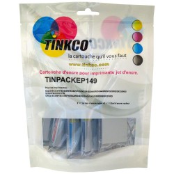 Cartouche encre Epson T1295 - Lot de 4 cartouches compatibles + 1 noire OFFERTE. Remplace la série Epson Pomme