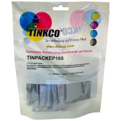 Cartouche encre Epson T1636 / 16XL - Lot de 4 cartouches compatibles + 1 noire OFFERTE. Remplace la série Epson Stylo Plume XL