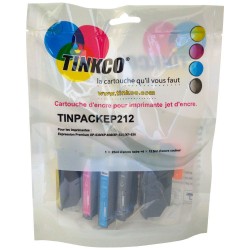 Cartouche encre Epson T3357 / 33XL - Lot de 5 cartouches compatibles. Remplace la série Epson Orange XL