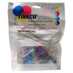 PRIX KO : pack de 6 cartouches génériques noire & couleur équivalentes aux modèles HP 363