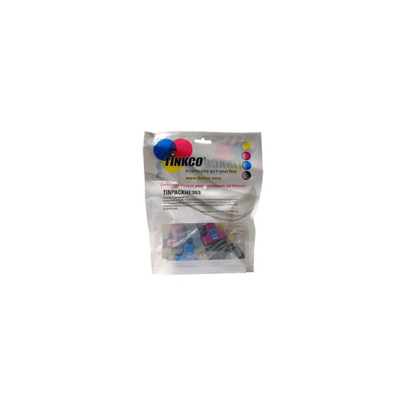 PRIX KO : pack de 6 cartouches génériques noire & couleur équivalentes aux modèles HP 363