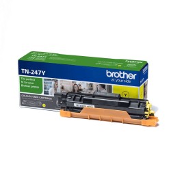 Cartouche Toner Brother TN247Y jaune originale (2300 pages)