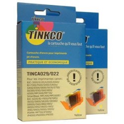 LOT de 2 cartouches génériques équivalentes au modèle BCI-6Y jaune