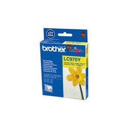 Cartouche d'encre de marque BROTHER LC970Y – Jaune, 300