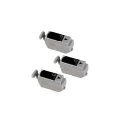BCI-11 - LOT de 3 cartouches génériques équivalente au modèle canon BCI11 noires